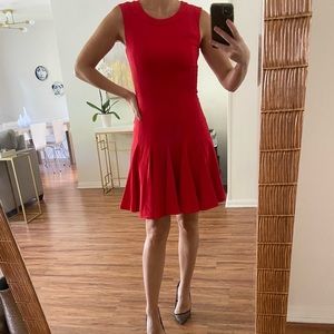BCBGMAXAZRIA Red sleeveless dress size 2